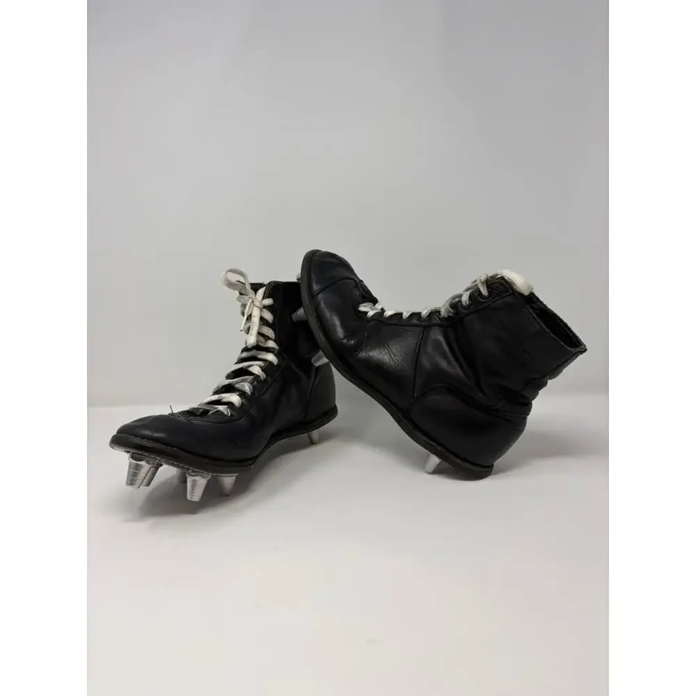 Vintage Cat’s Paw Leather Football Cleats High Top